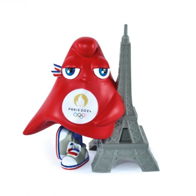 Figurine Mascotte Jo Paris 2024 Tour Eiffel | Doudou Et Compagnie