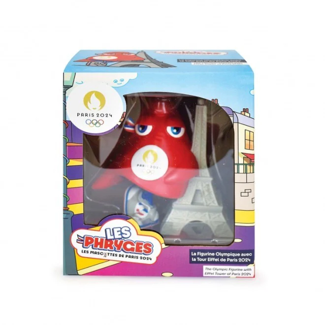 Figurine Mascotte Jo Paris 2024 Tour Eiffel | Doudou Et Compagnie - Image 2