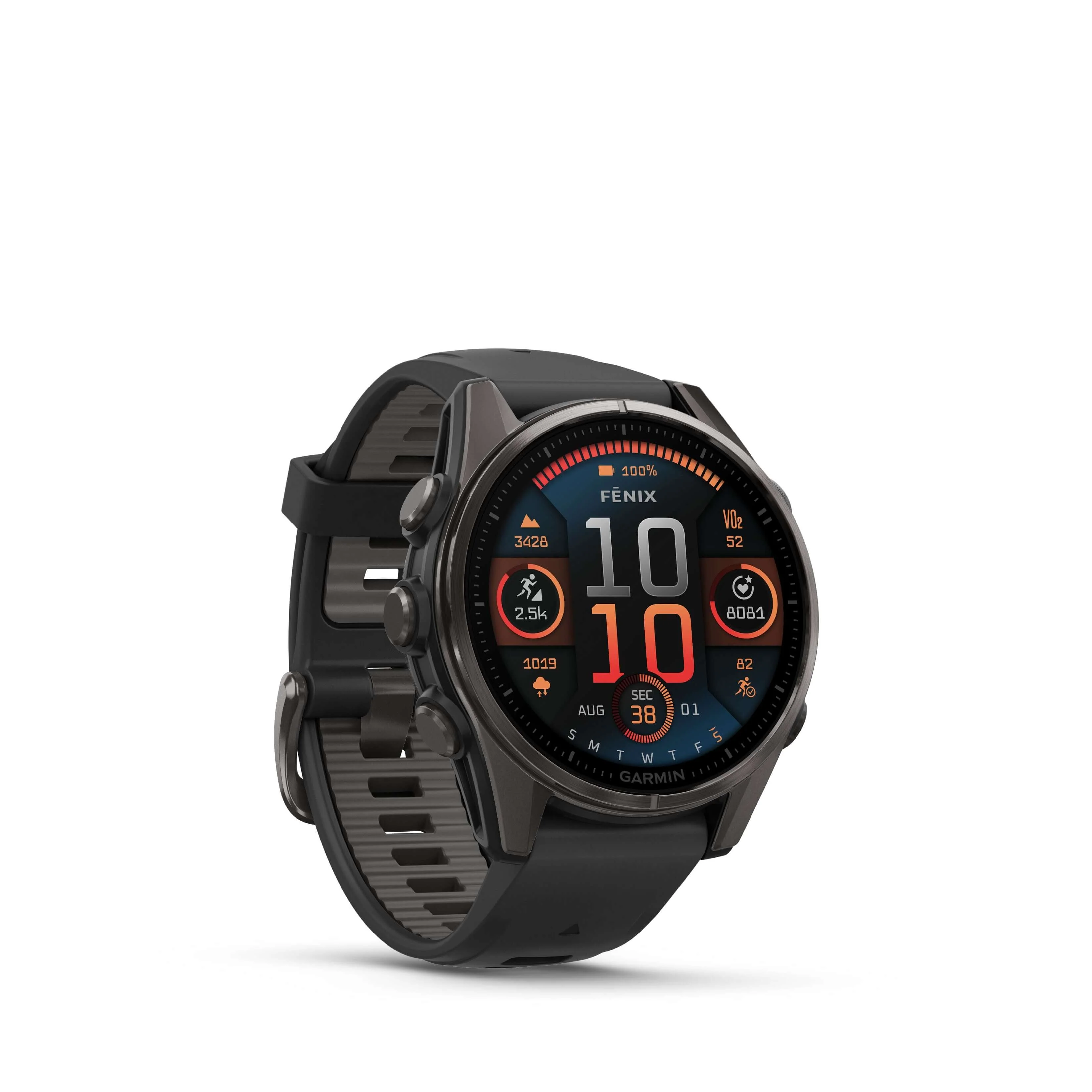 Fenix 8 Amoled 43mm Titane Noir | Garmin - Image 4