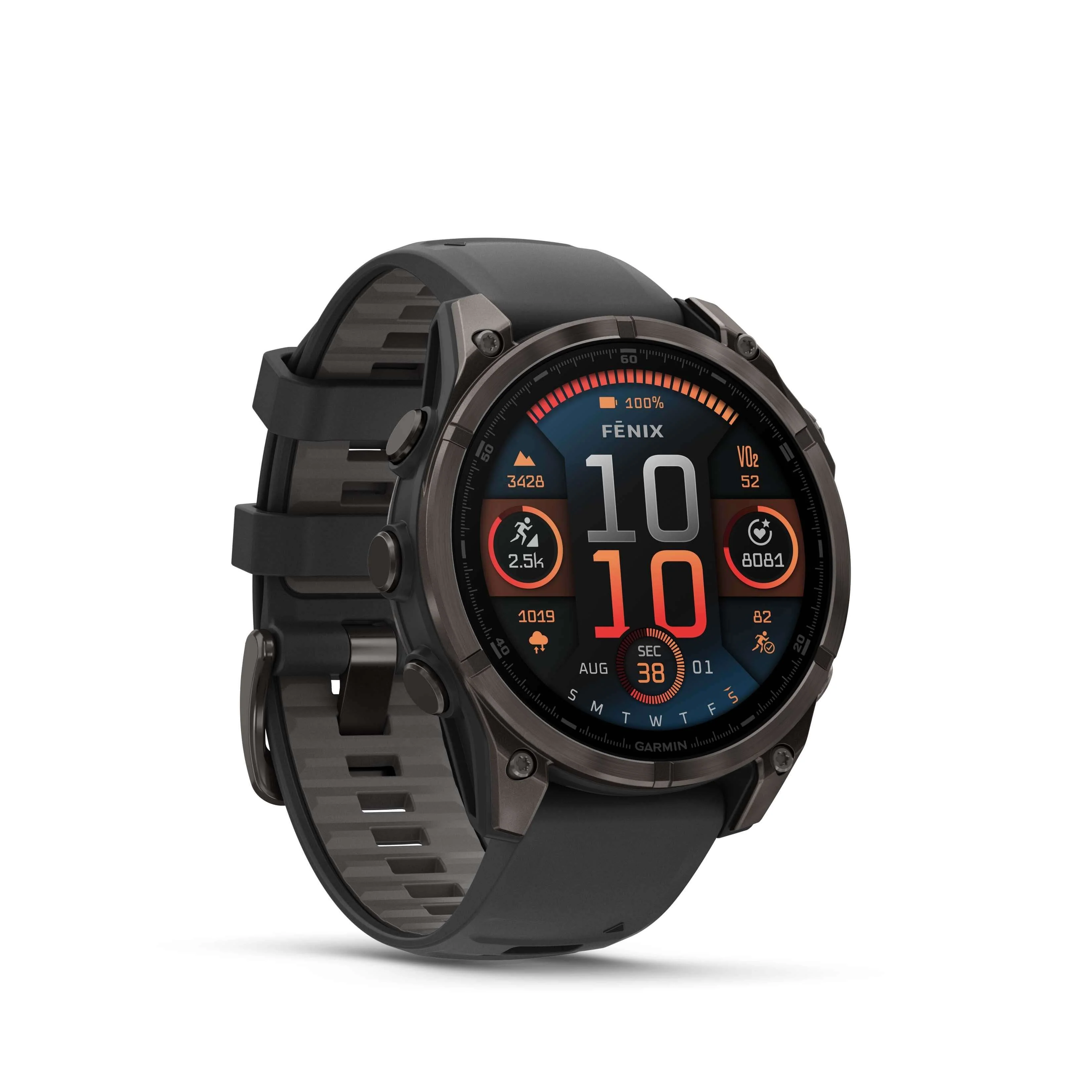 Fenix 8 Amoled 47mm Titane Noir  | Garmin - Image 2