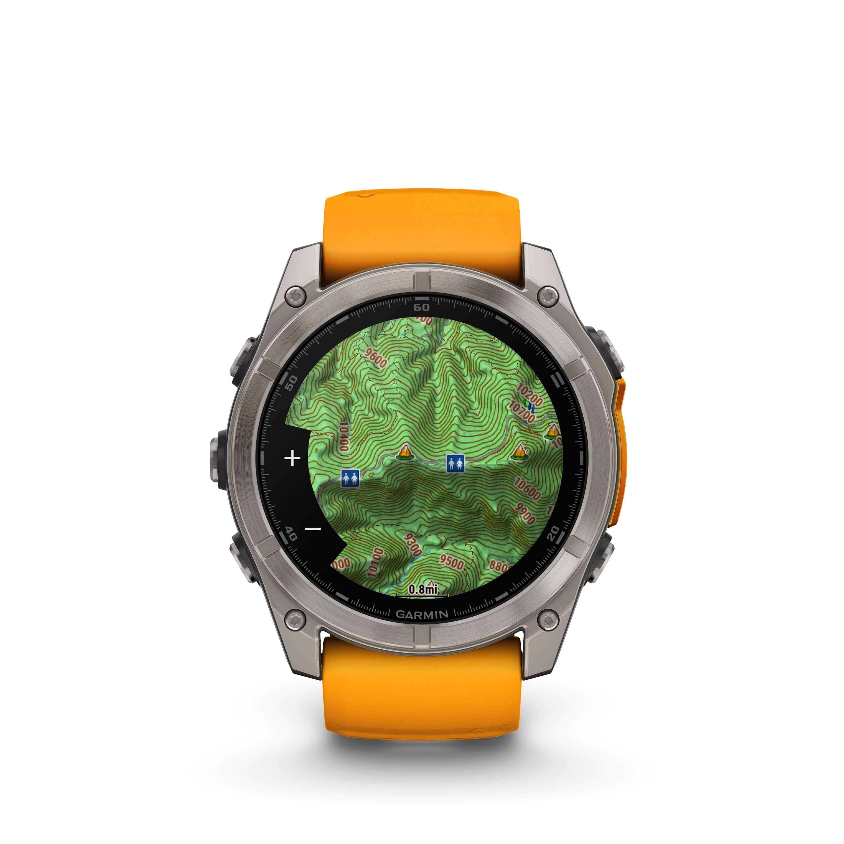Fenix 8 Amoled 51 Titane Orange | Garmin - Image 3