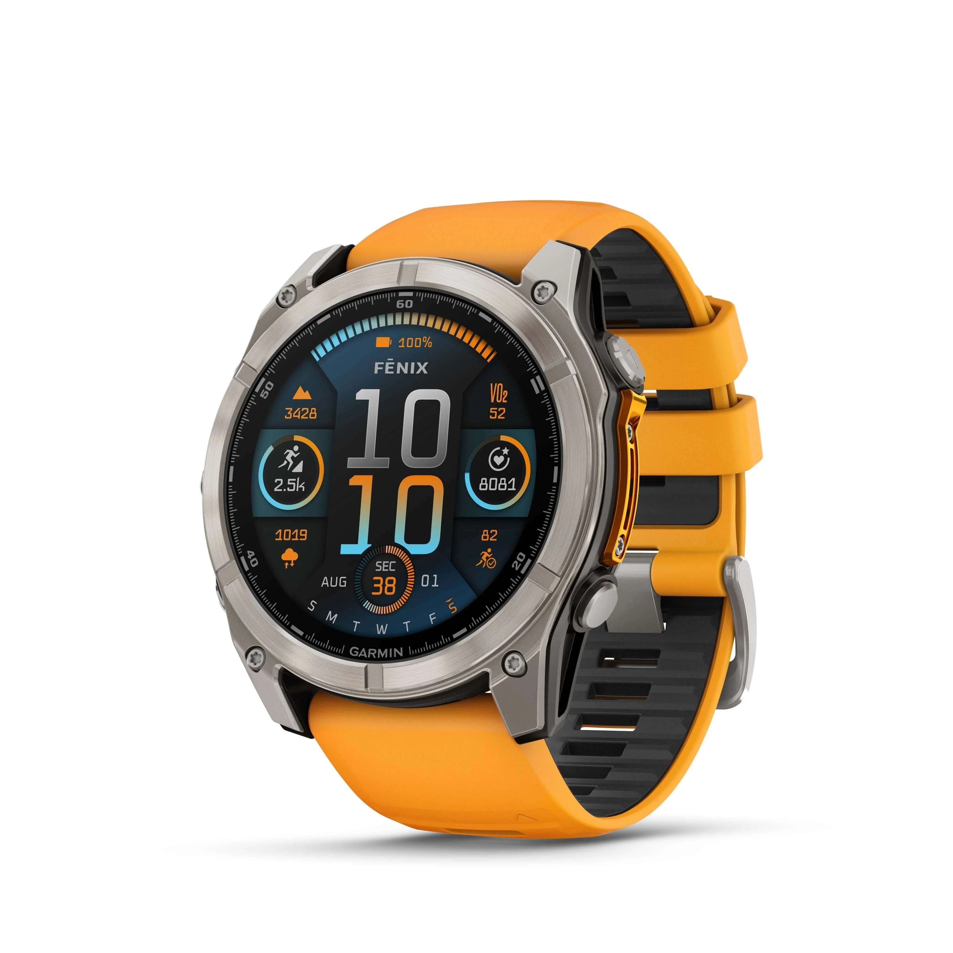 Fenix 8 Amoled 51 Titane Orange | Garmin - Image 5