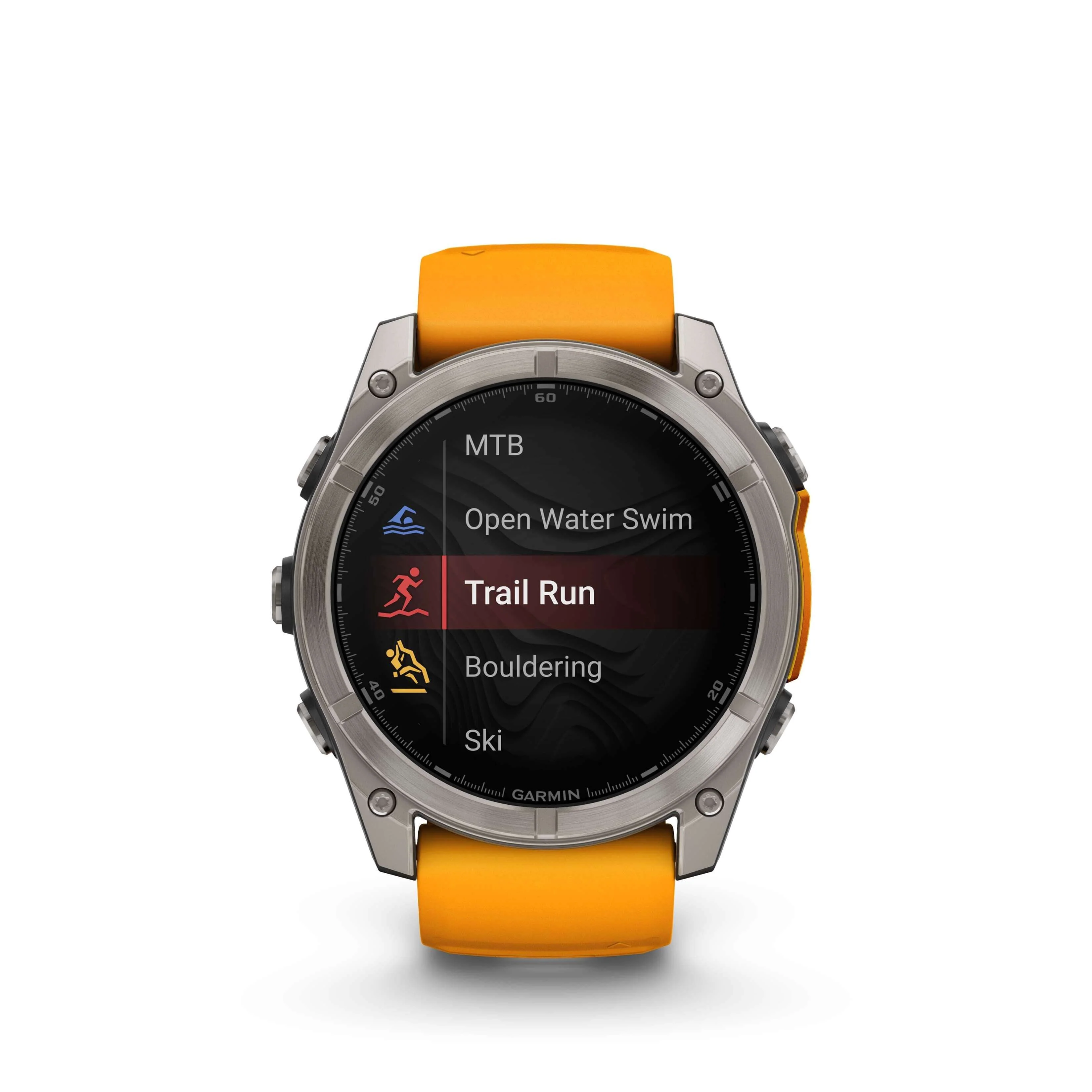 Fenix 8 Amoled 51 Titane Orange | Garmin - Image 6