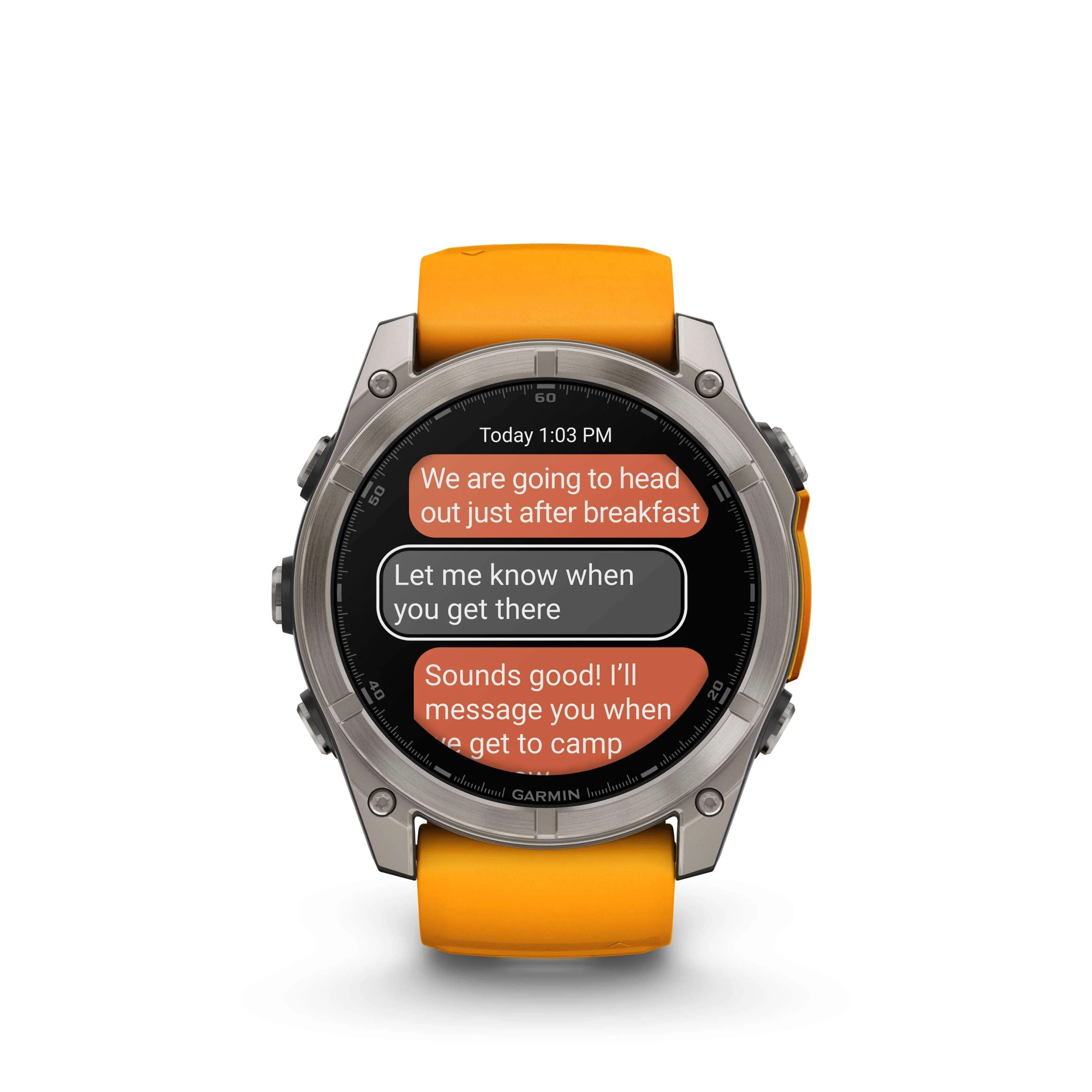 Fenix 8 Amoled 51 Titane Orange | Garmin - Image 7