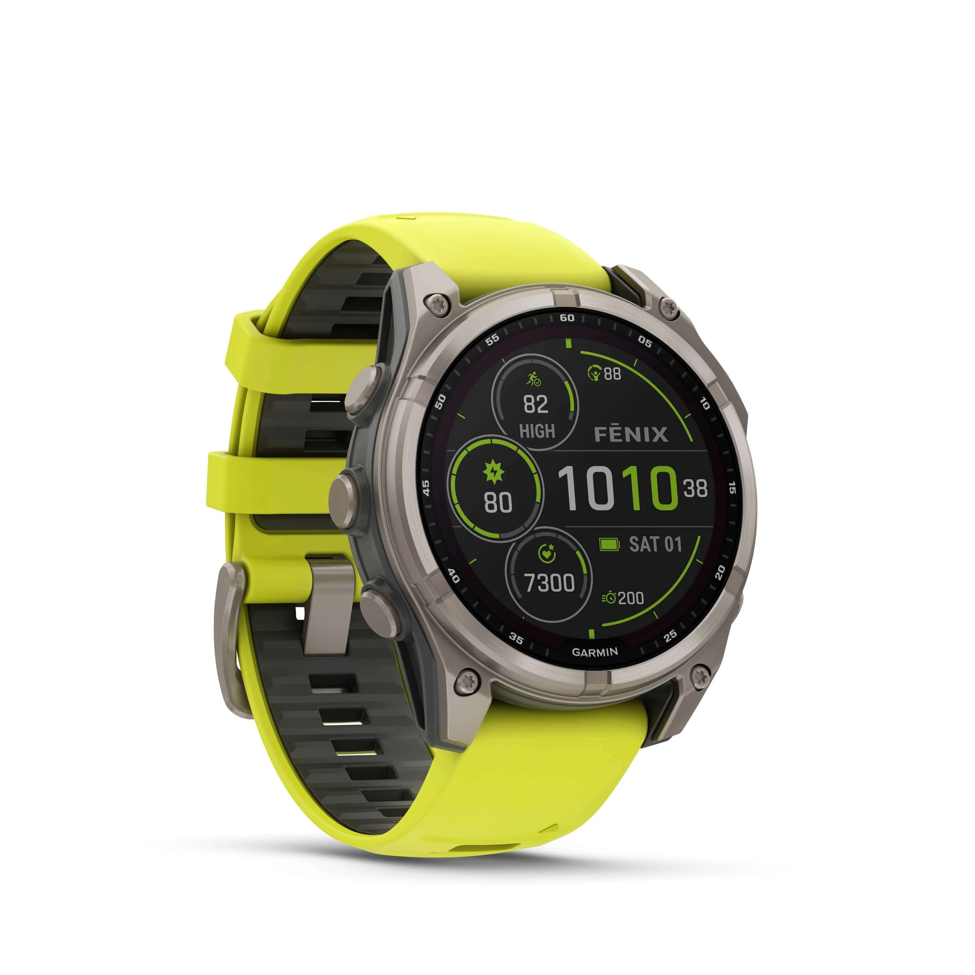 Fenix 8 Solar 47mm Titanium Jaune | Garmin - Image 2