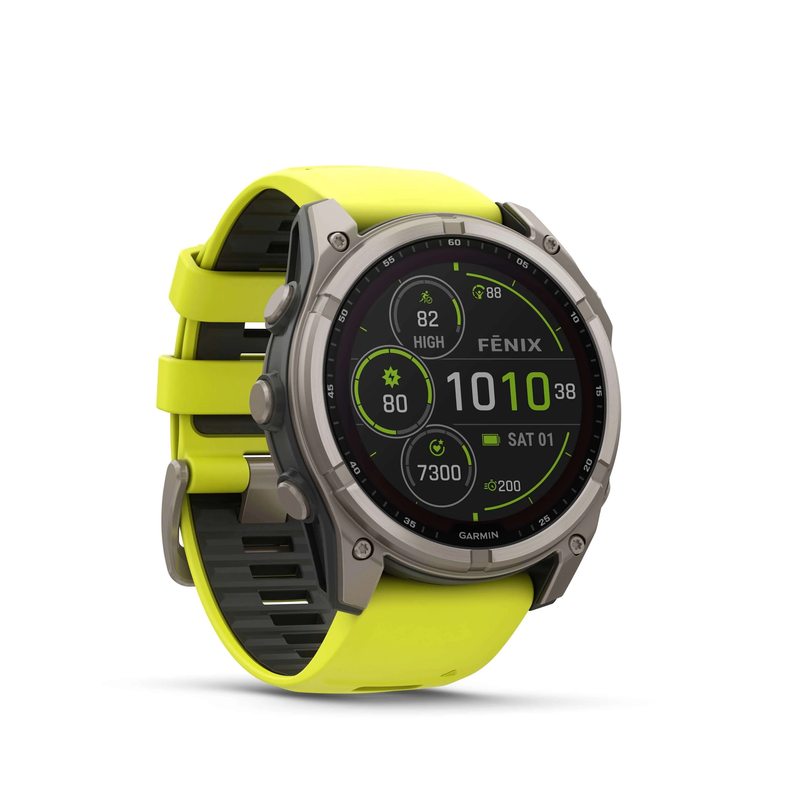 Fenix 8 Solar 51mm Titanium Jaune | Garmin - Image 3