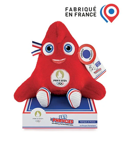 Peluche Mascotte Officielle Jeux Olympiques Paris 2024 30 Cm  | Doudou Et Compagnie
