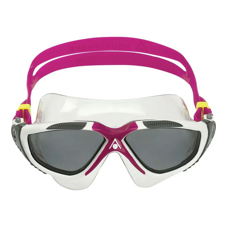 Masque Vista Blanc Franboise Verres Foncés | Aquasphere