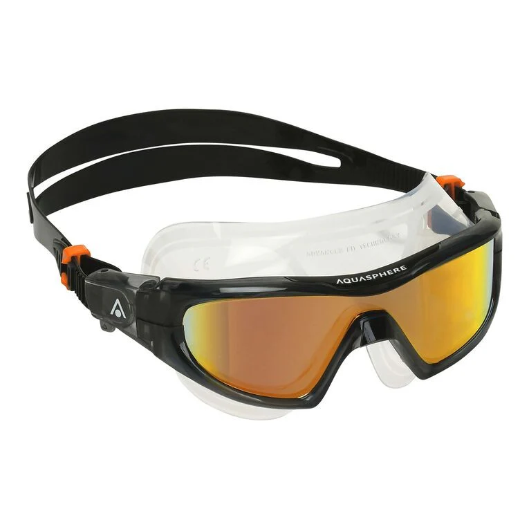 Vista Pro Noir Orange Titanium Miroir | Aquasphere - Image 5
