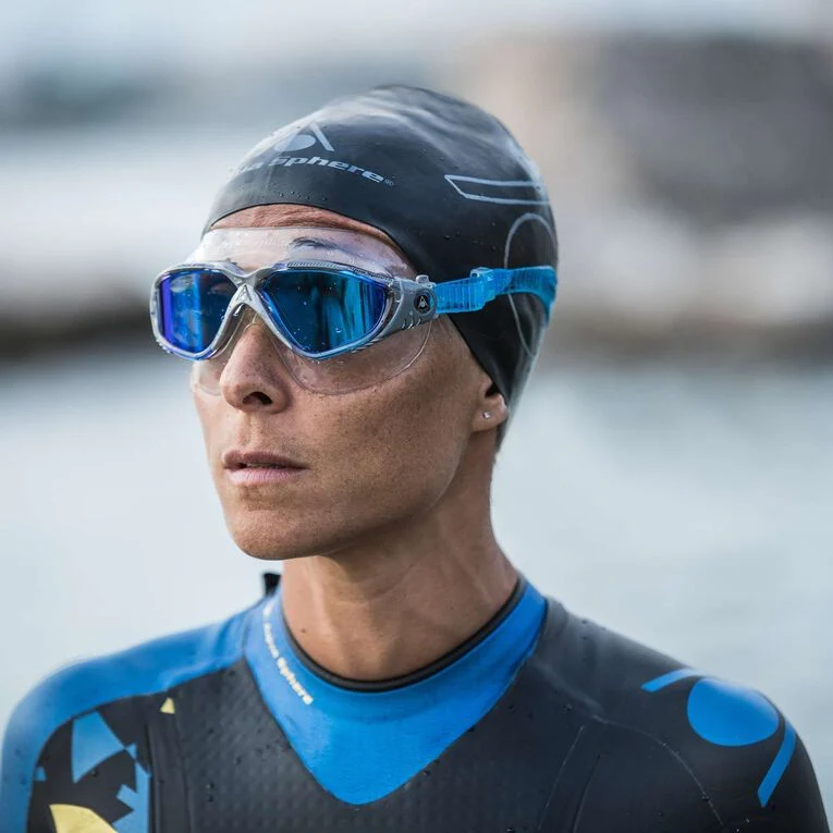 Vista Transp. Gris Verres Mirroir Bleu | Aquasphere